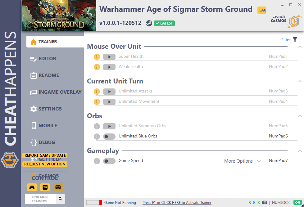 Warhammer Age of Sigmar: Storm Ground v1.0.0.1-120512 Trainer +16