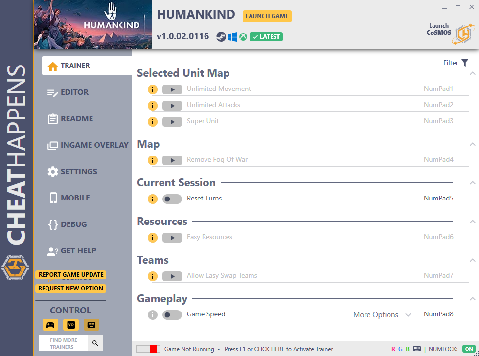 HUMANKIND v1.0.02.0116 Trainer +28