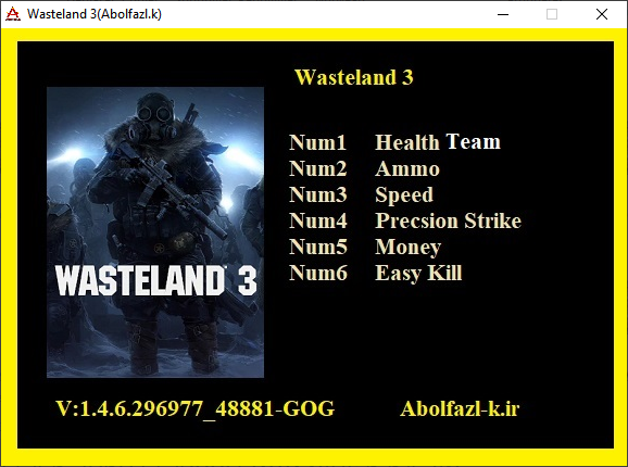 Wasteland 3 v1.4.6.296977.48881 Trainer +6