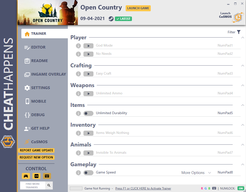 Open Country v09.04.2021 Trainer +25