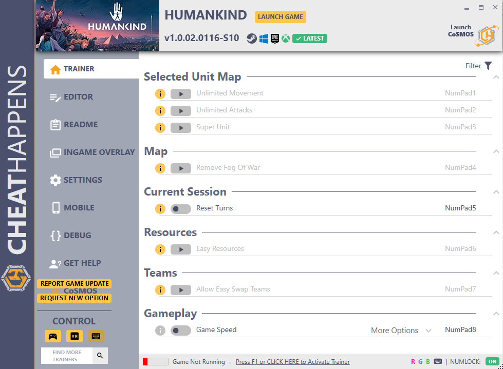 HUMANKIND v1.0.02.0116-S10 Trainer +28