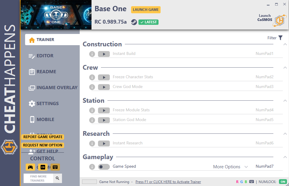 Base One vRC 0.989.75a Trainer +13