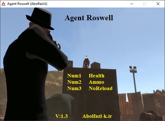 Agent Roswell v1.3 Trainer +3