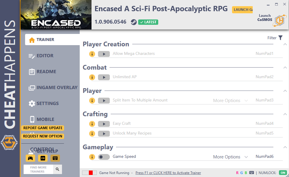 Encased: A Sci-Fi Post-Apocalyptic RPG v1.0.906.0546 Trainer +11