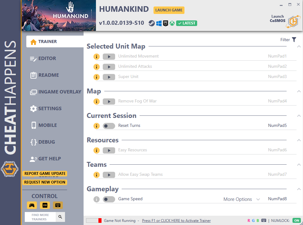 HUMANKIND v1.0.02.0139-S10 Trainer +28