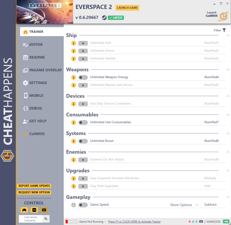 Everspace 2 v0.6.20667 Trainer +17