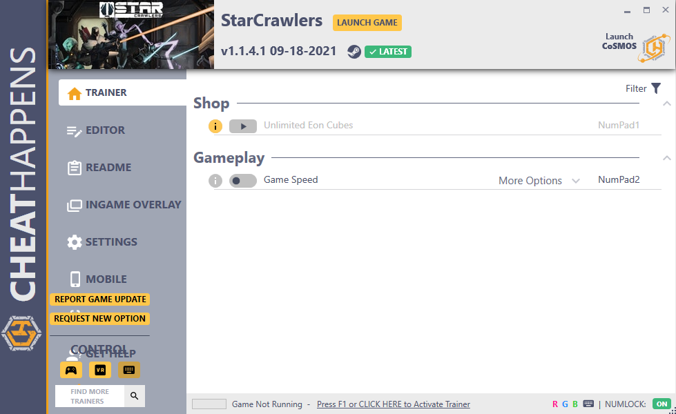 StarCrawlers v1.1.4.1 Trainer +13