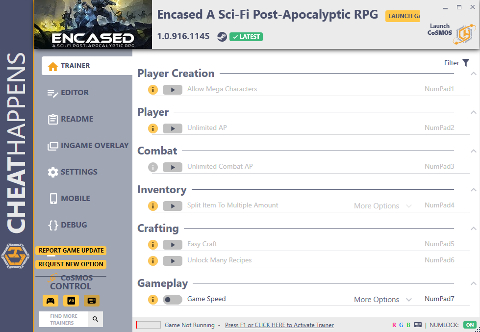 Encased: A Sci-Fi Post-Apocalyptic RPG v1.0.916.1145 Trainer +11