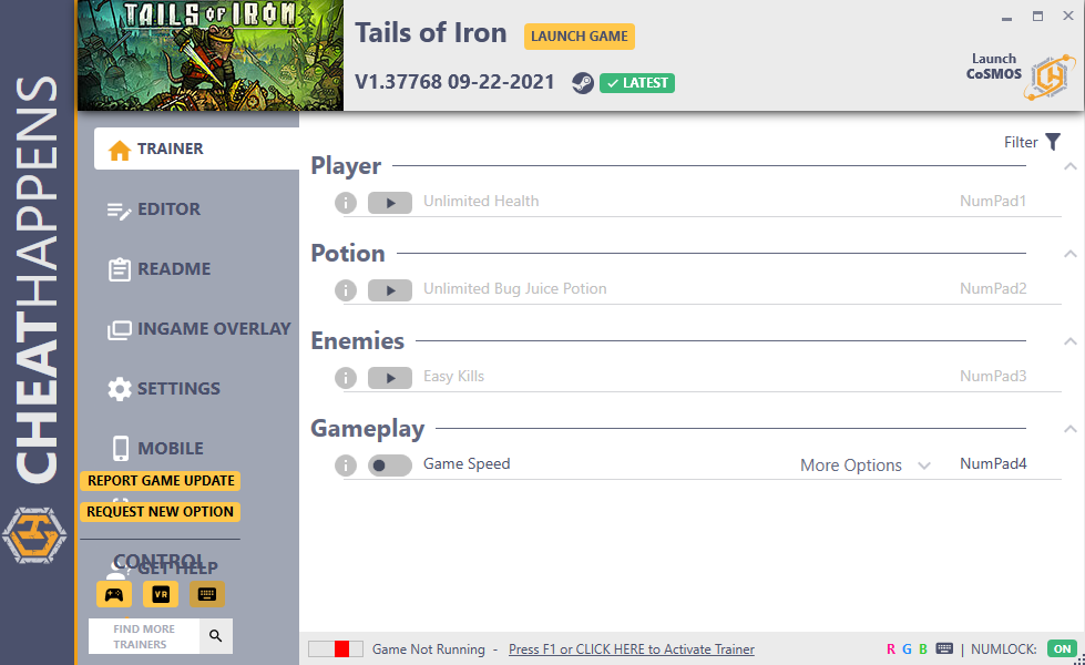 Tails of Iron v1.37768 Trainer +12