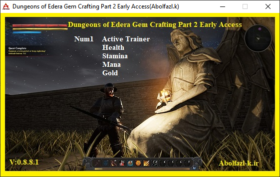 Dungeons of Edera: Gem Crafting Part 2 v0.8.8.1 Trainer +4