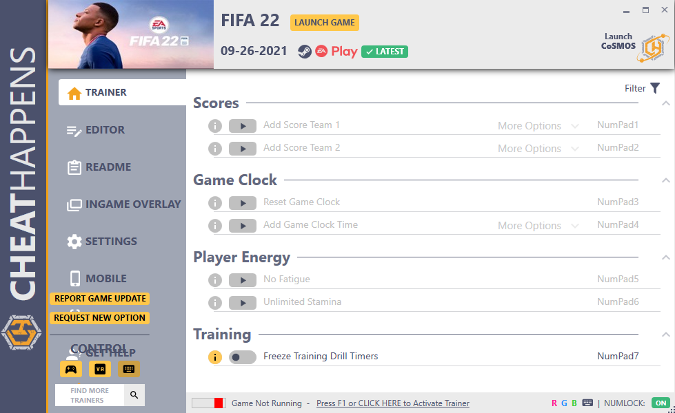 FIFA 22 Trainer +11