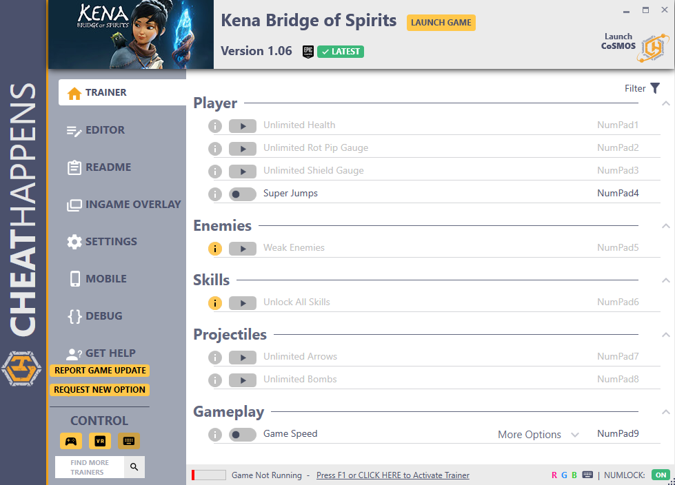 Kena: Bridge of Spirits v1.0.6 Trainer +11