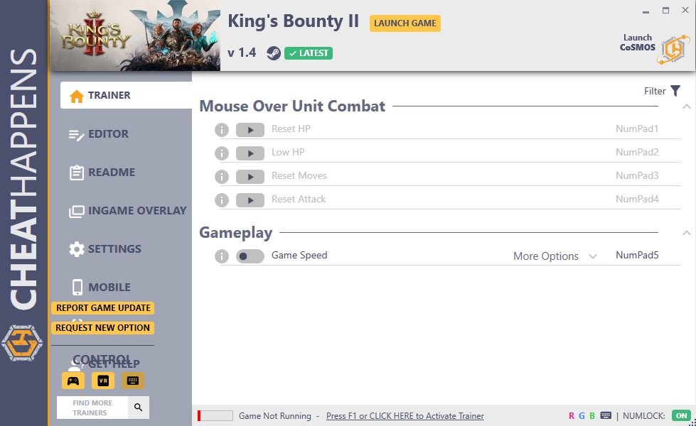 King's Bounty II v1.4 Trainer +27