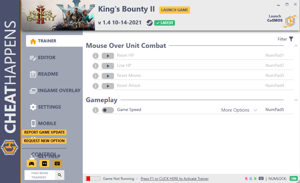 King's Bounty II v1.4 10.14.2021 Trainer +27