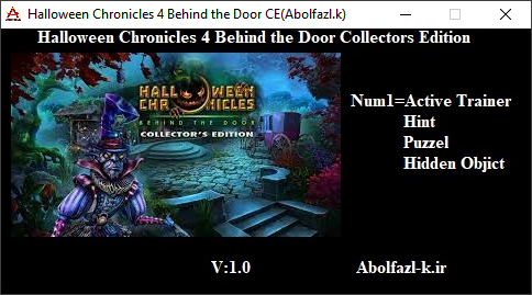 Halloween Chronicles: Behind the Door Collector's Edition Trainer +3