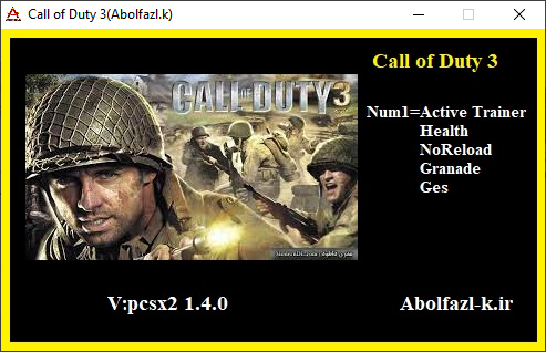 Call of Duty 3  v1.4.0 Trainer +4