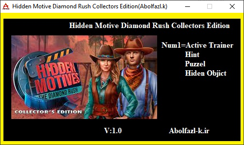 Hidden Motives: The Diamond Rush Collector's Edition Trainer +6