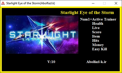 Starlight: Eye of the Storm Trainer +7