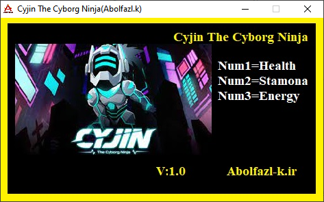 Cyjin: The Cyborg Ninja Trainer +3