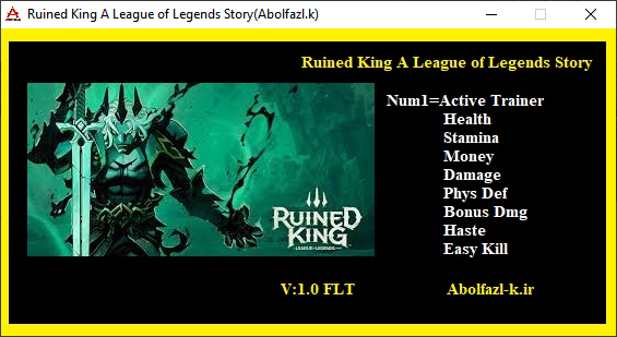 Ruined King: A League of Legends Story Trainer +8