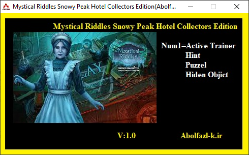 Mystical Riddles: Snowy Peak Hotel Collector's Edition Trainer +3