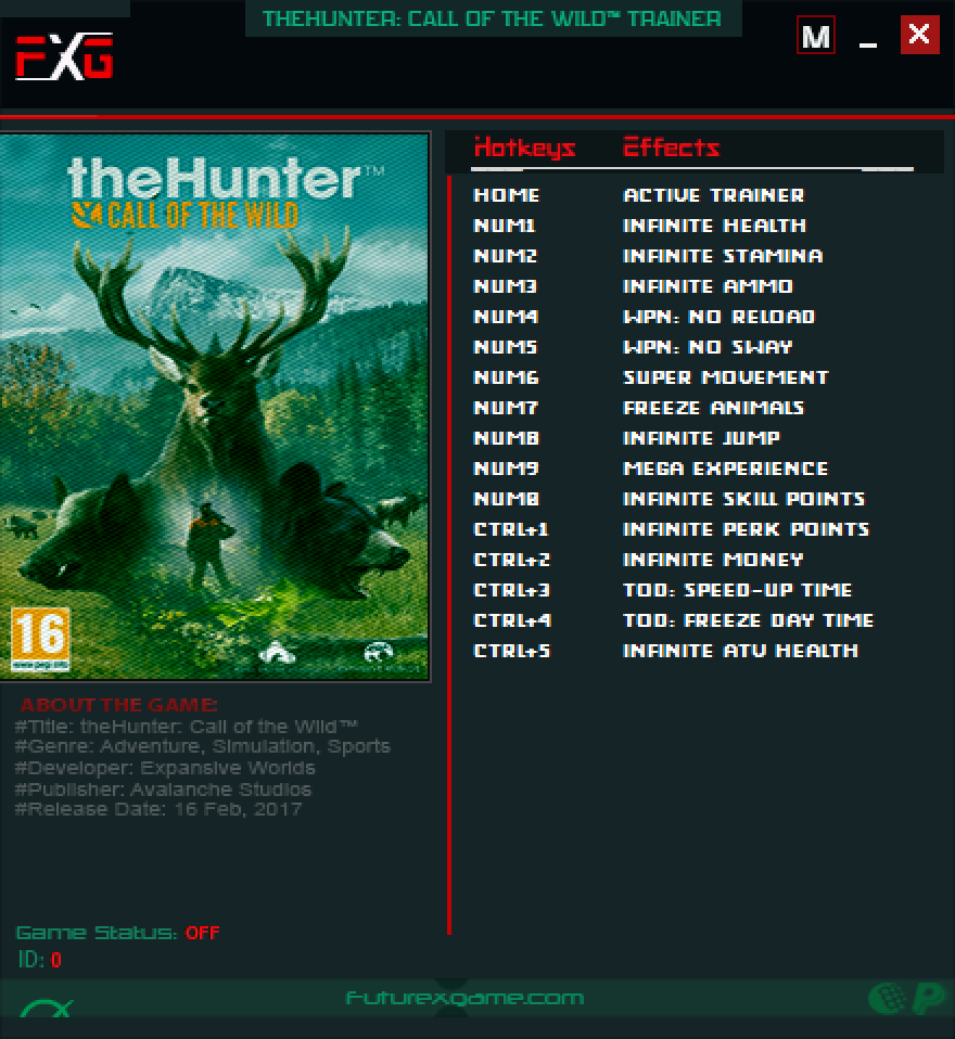 Hunter call of the wild читы