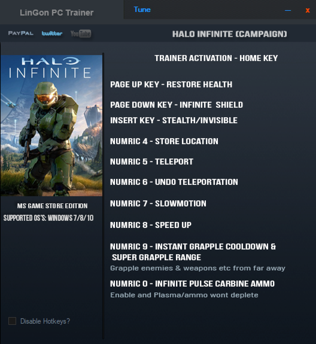 Halo Infinite (Campaign) v2022.01.03 Trainer +9