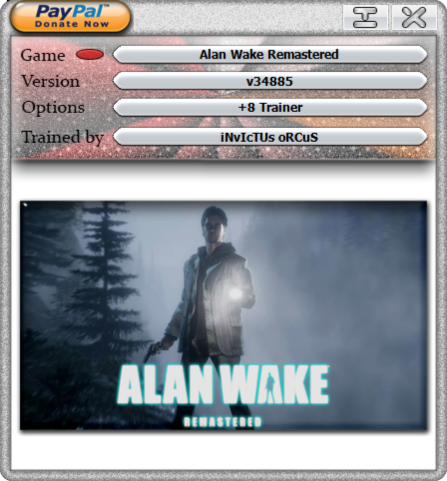 Alan Wake Remastered v34885 Trainer +8