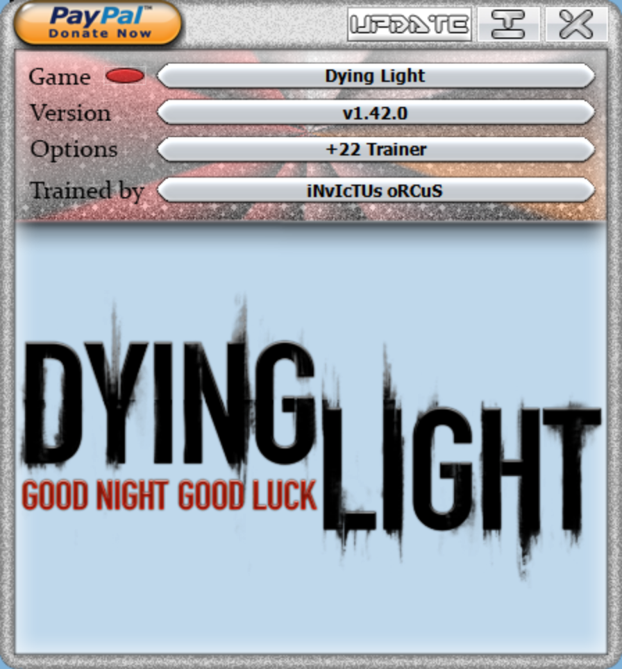 Dying Light v1.42.0 (14.01.2022) Trainer +22