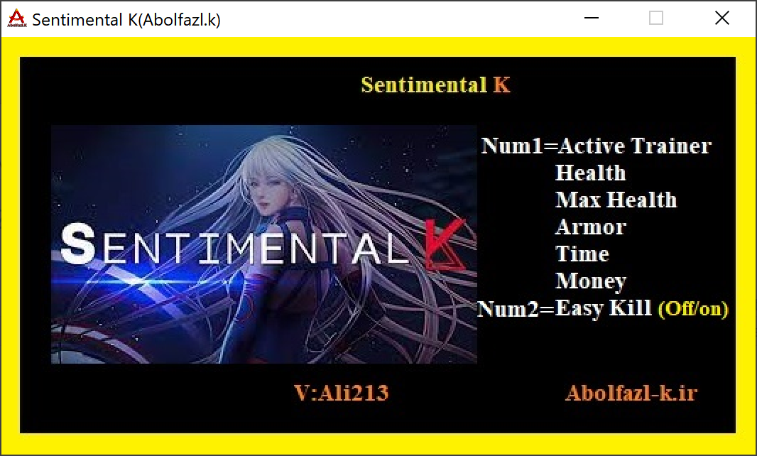 Sentimental K Trainer +6