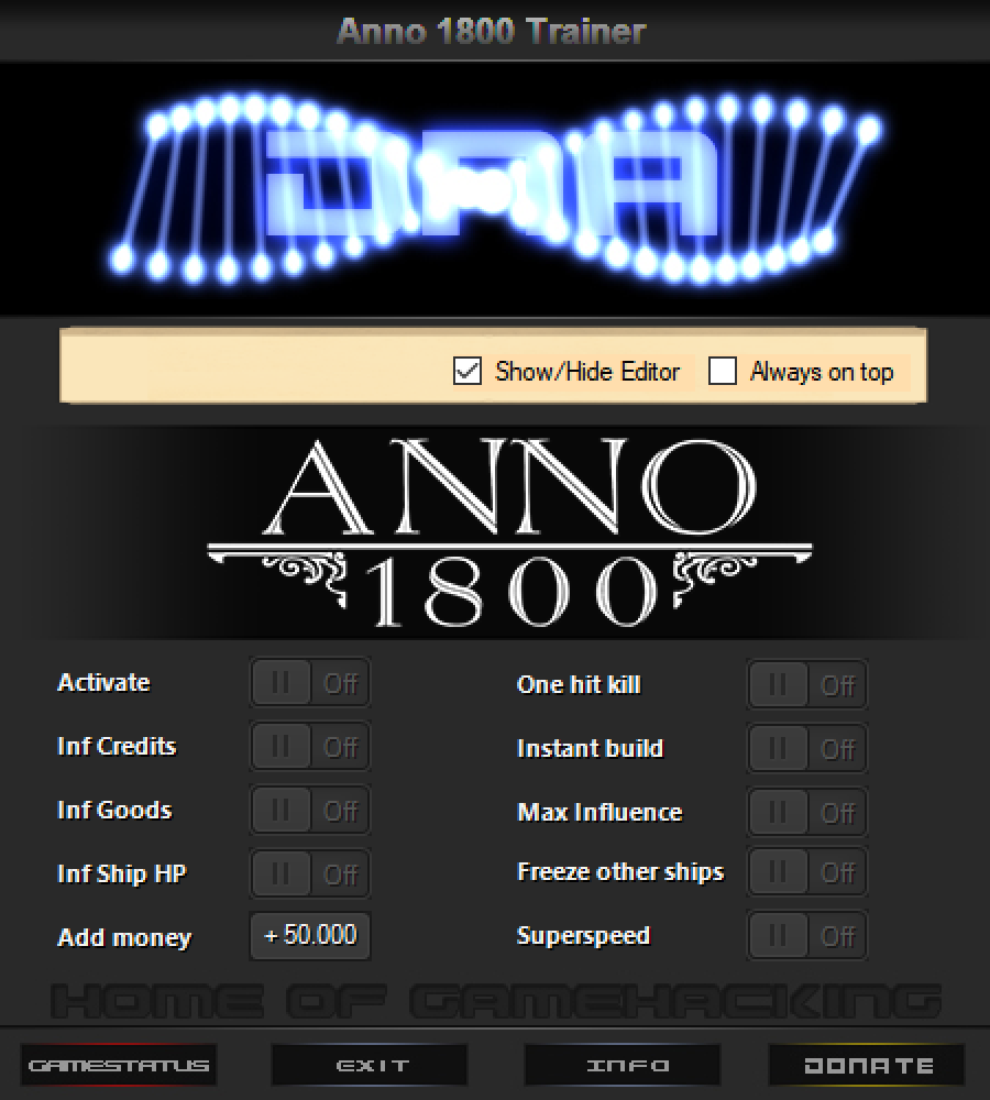 Anno 1800 v13.1.1070153 Trainer +9