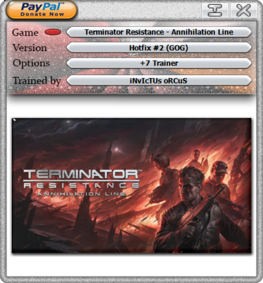 Terminator: Resistance v27.01.2022 Trainer +7