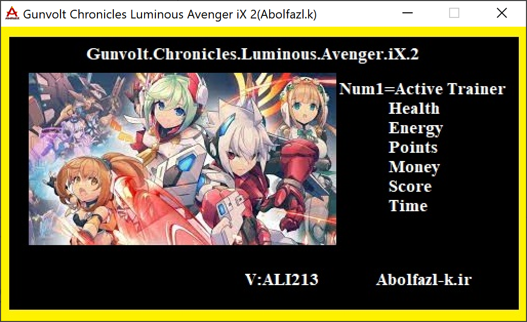 Gunvolt Chronicles: Luminous Avenger iX Trainer +6