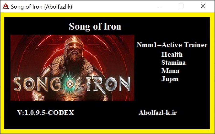 Song of Iron v1.0.9.5 Trainer +4