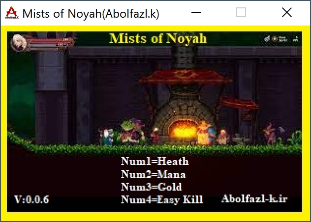 Mists of Noyah v0.0.6 Trainer +4