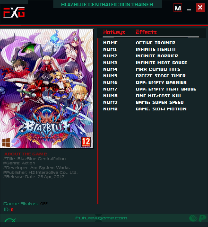 BlazBlue: Centralfiction v1.0 v2102 Trainer +10