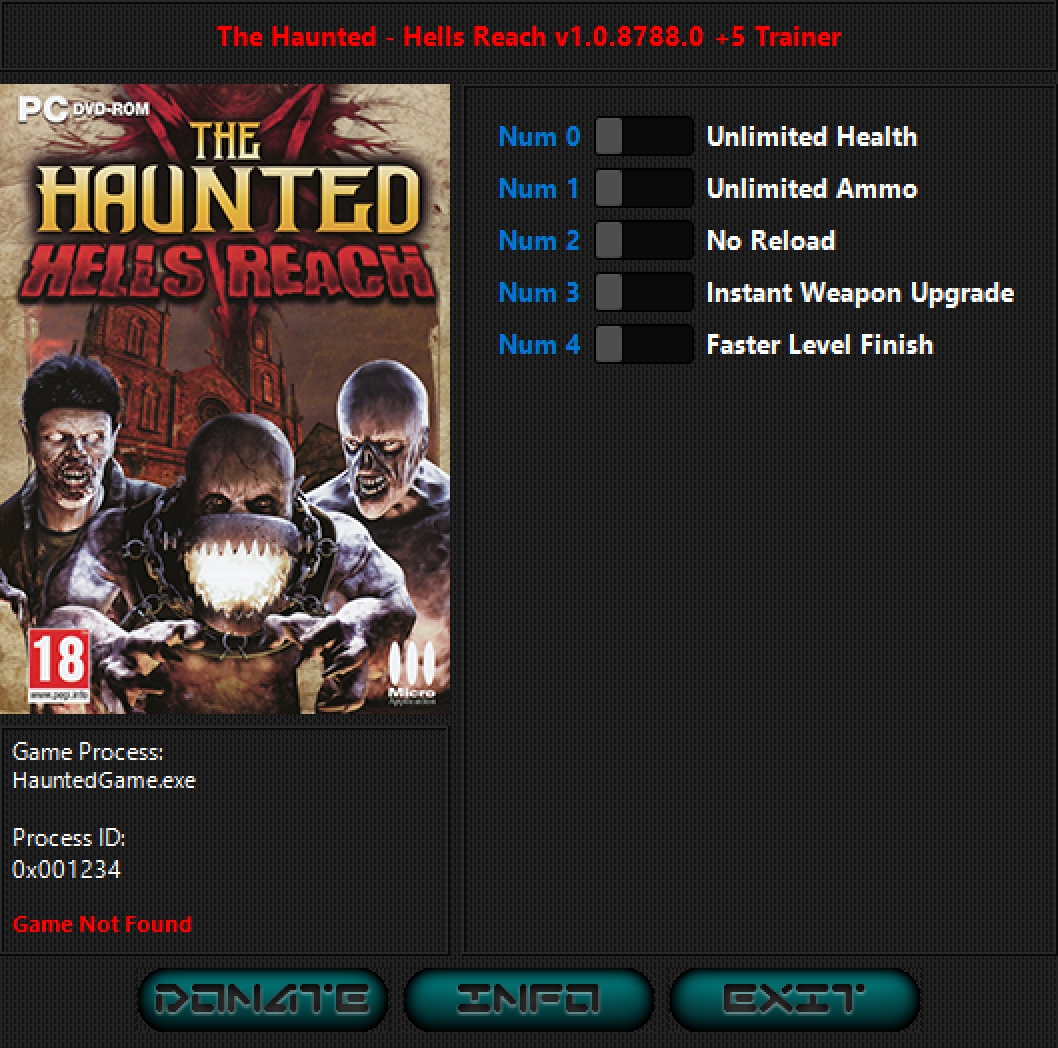 The Haunted - Hells Reach v1.0.8788.0 Trainer +5