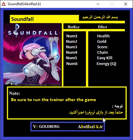 Soundfall Trainer +6