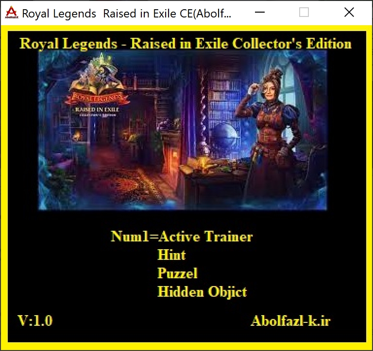 Royal Legends Raised in Exile Collector's Edition Trainer +3