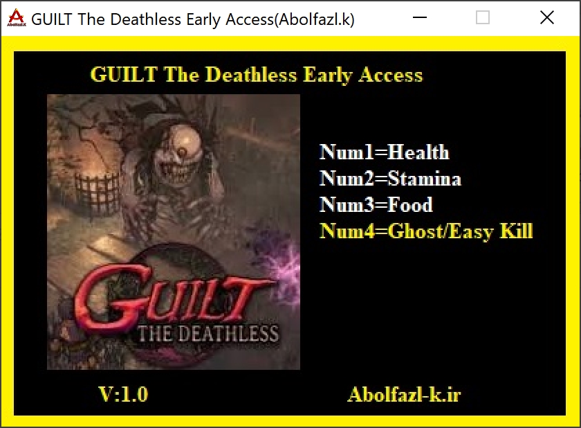 GUILT: The Deathless Trainer +4