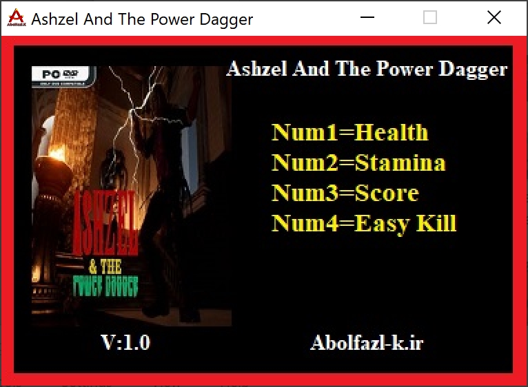 Ashzel & The Power Dagger Trainer +4