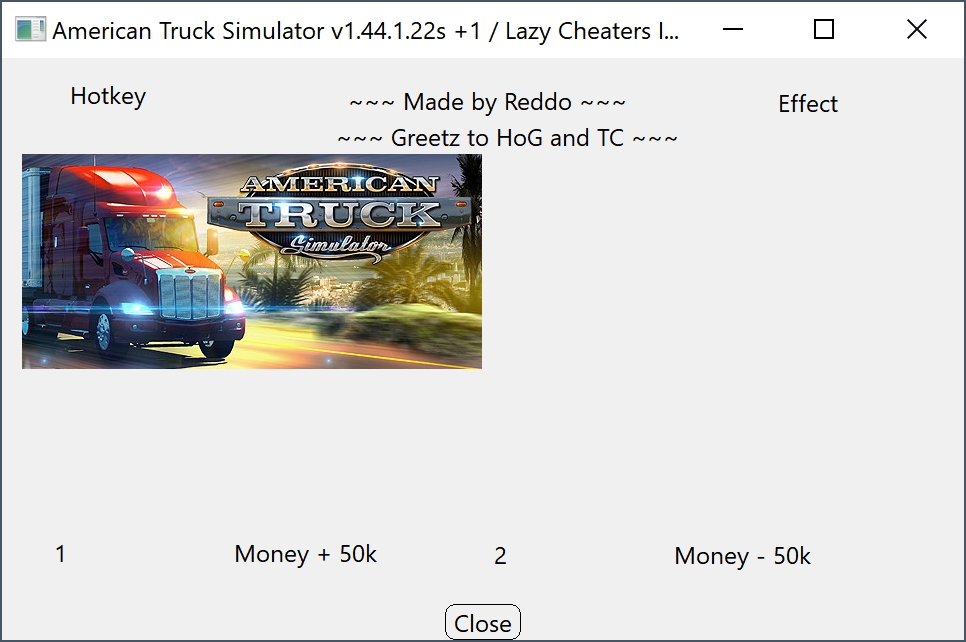 American Truck Simulator v1.44.1.22s Trainer +1