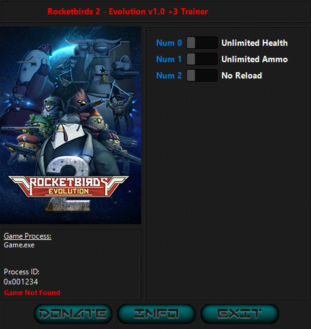 Rocketbirds 2: Evolution Trainer +3