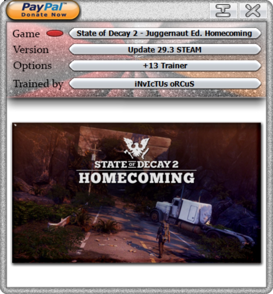 State of Decay 2 - Juggernaut Edition Homecoming v293 Trainer +13