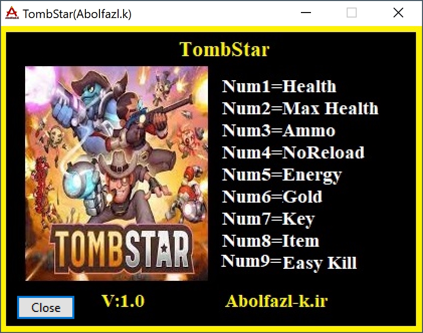 TombStar Trainer +9