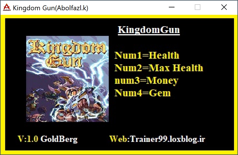 Kingdom Gun Trainer +4