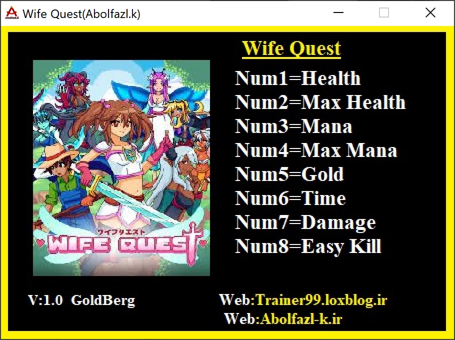 Wife Quest Trainer +8