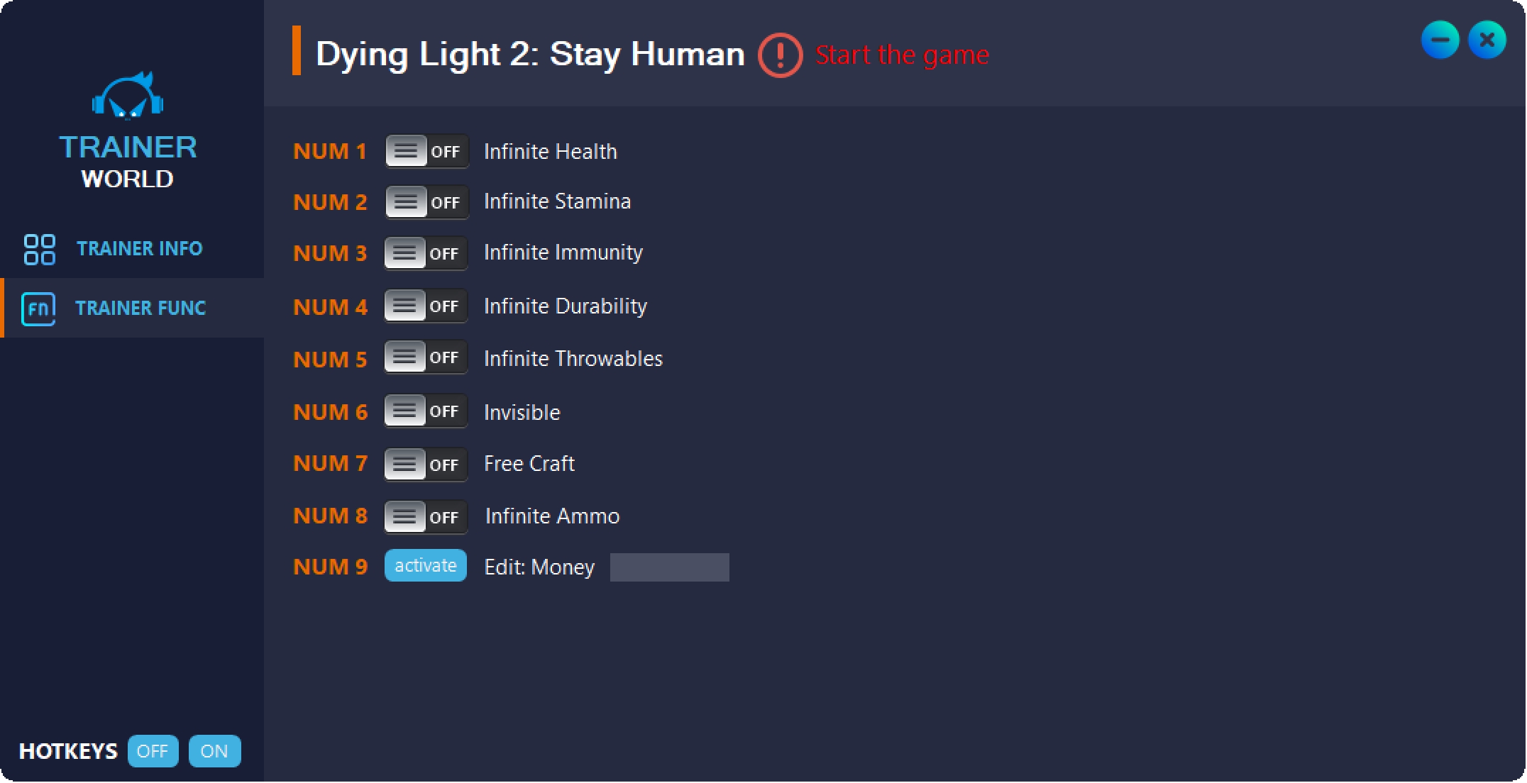 Dying Light 2 Stay Human v1.4.2 Trainer +9