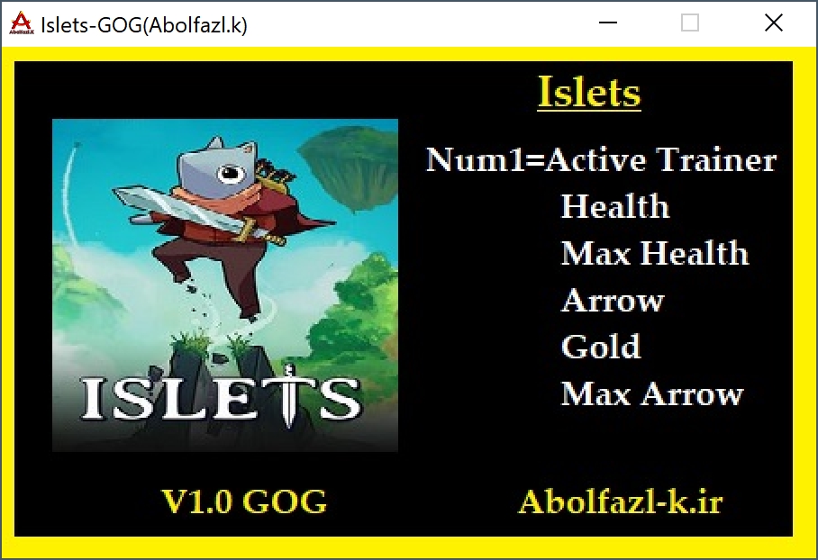 Islets Trainer +5