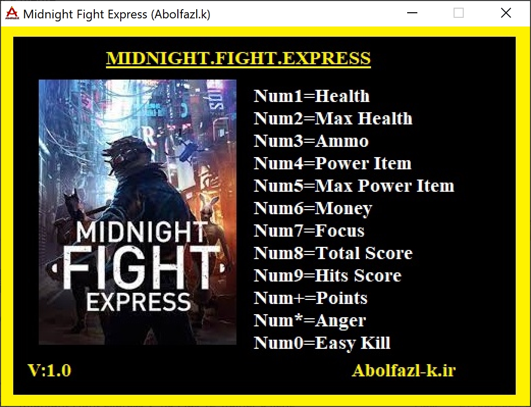 Midnight Fight Express Trainer +12